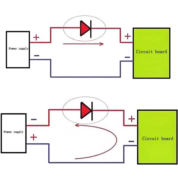 Circuit Design to Prevent Reverse Power Connection